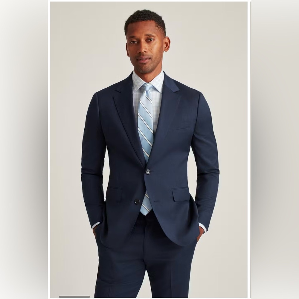 Bonobos Jetsetter Wool Blazer, Light Navy